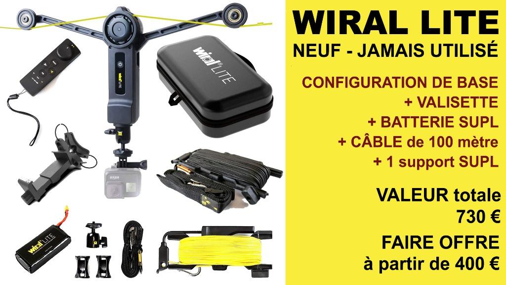 WIRAL LITE SUPER KIT - Tyrolienne vidéo - NEUF, Enlèvement ou Envoi, Neuf