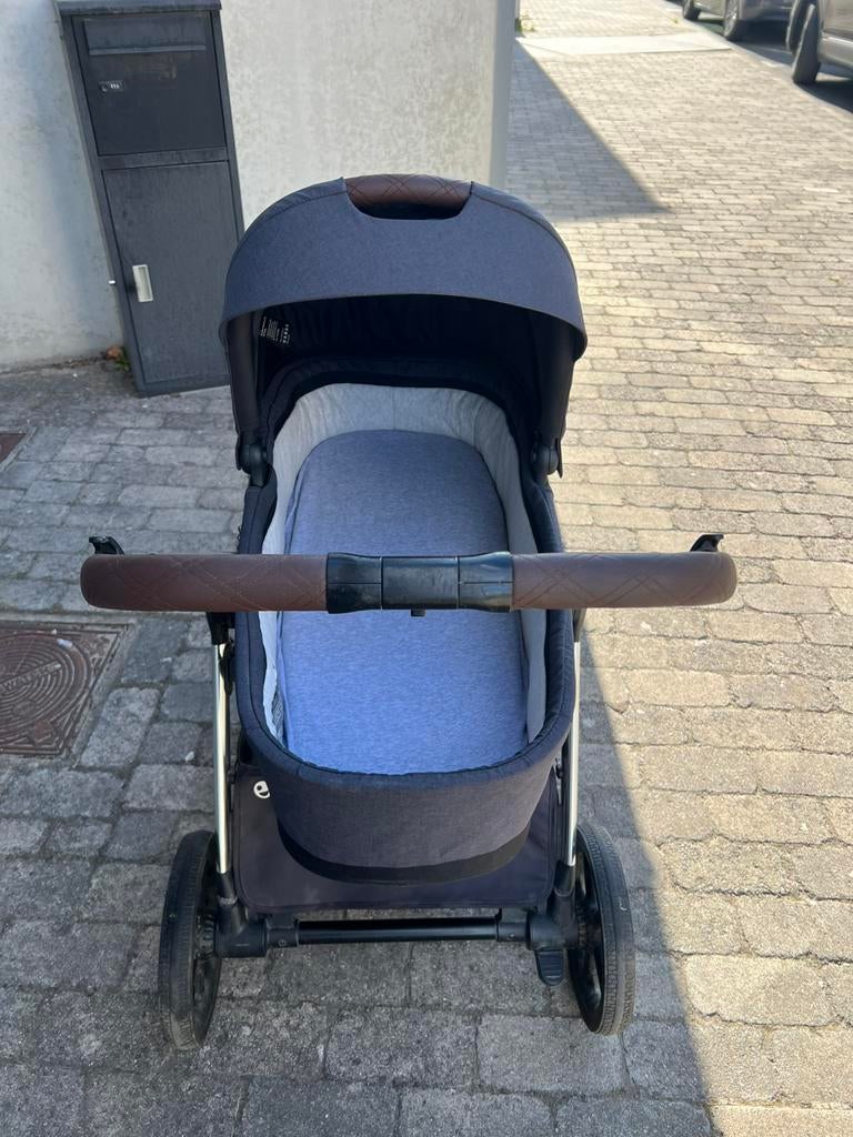 Easywalker Rudey mineral grey - 2 in 1 buggy met accessoires, Gebruikt, Combiwagen, Verstelbare duwstang, Ophalen