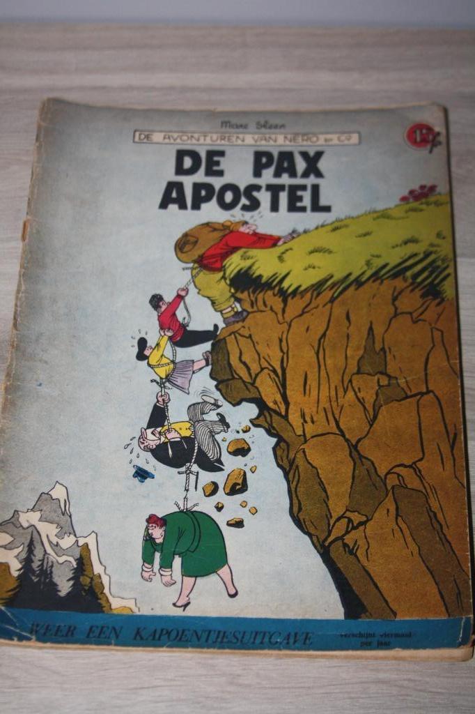 Stripverhaal , Marc Sleen , De Pax Apostel ( 1e druk ), Boeken, Eén stripboek, Ophalen of Verzenden, Gelezen, Marc Sleen