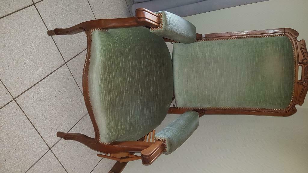 Fauteuils Voltaire, 75 à 100 cm, Enlèvement, 50 à 75 cm, Bois