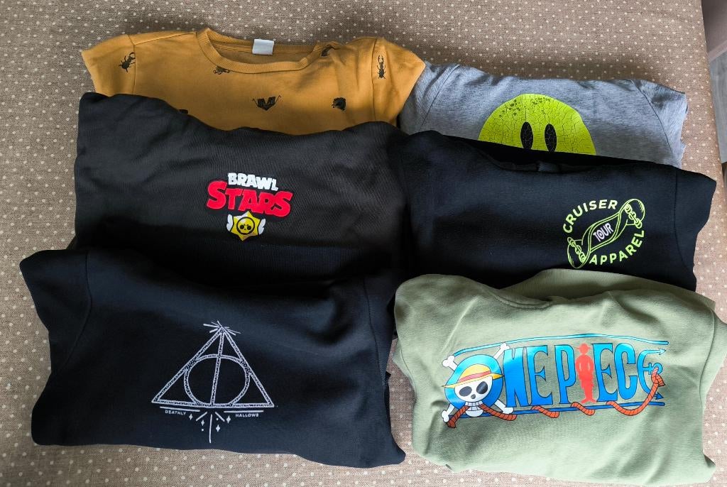 Pakket Hoodies maat 134/140, Ophalen of Verzenden, Gebruikt, Jongen of Meisje, Trui of Vest
