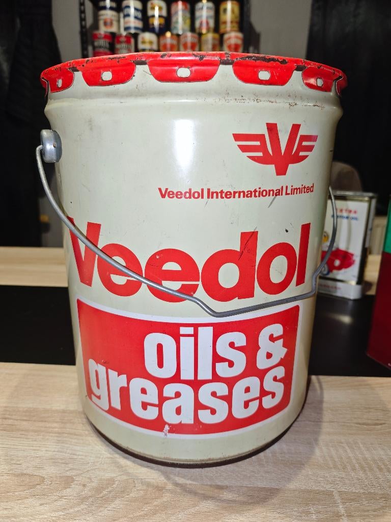 Bidon d huile ancien, Enlèvement ou Envoi, Utilisé, Emballage
