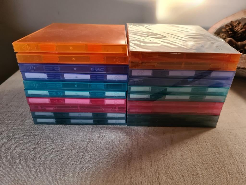 Lege onbreekbare gekleurde cd doosjes+indexkaart voor 2 cd´s, Cd's en Dvd's, Cd's | Overige Cd's, Ophalen of Verzenden, Zo goed als nieuw