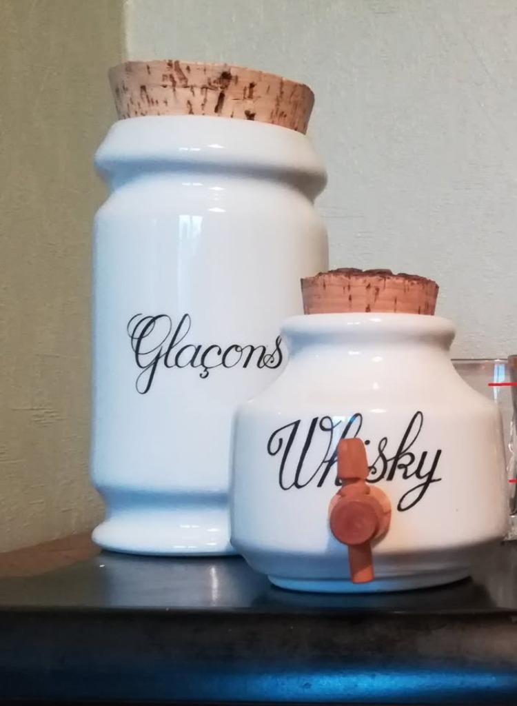 Pot à glaçons et pot à Whisky, Comme neuf, Enlèvement, Autres matériaux, Autres styles