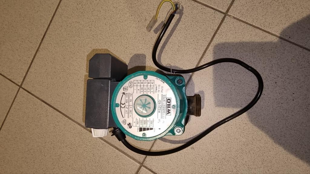 Wilo rs 25/60r Pomp, Ophalen of Verzenden, Gebruikt