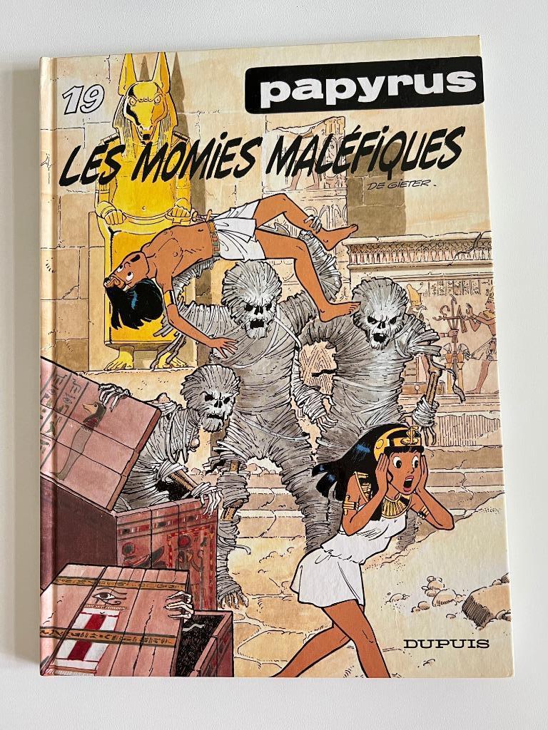 BD Papyrus Les momies maléfiques, De Gieter, Enlèvement ou Envoi, Une BD, Utilisé