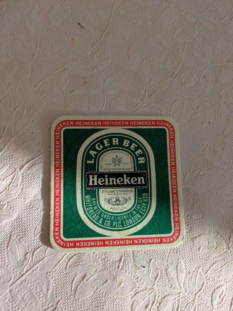 Heineken, Verzamelen, Biermerken, Ophalen of Verzenden, Zo goed als nieuw, Viltje(s), Heineken