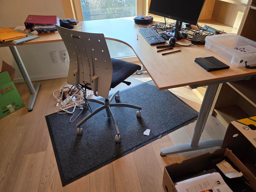 Bureau de coin 3 pieds, Maison & Meubles, Enlèvement