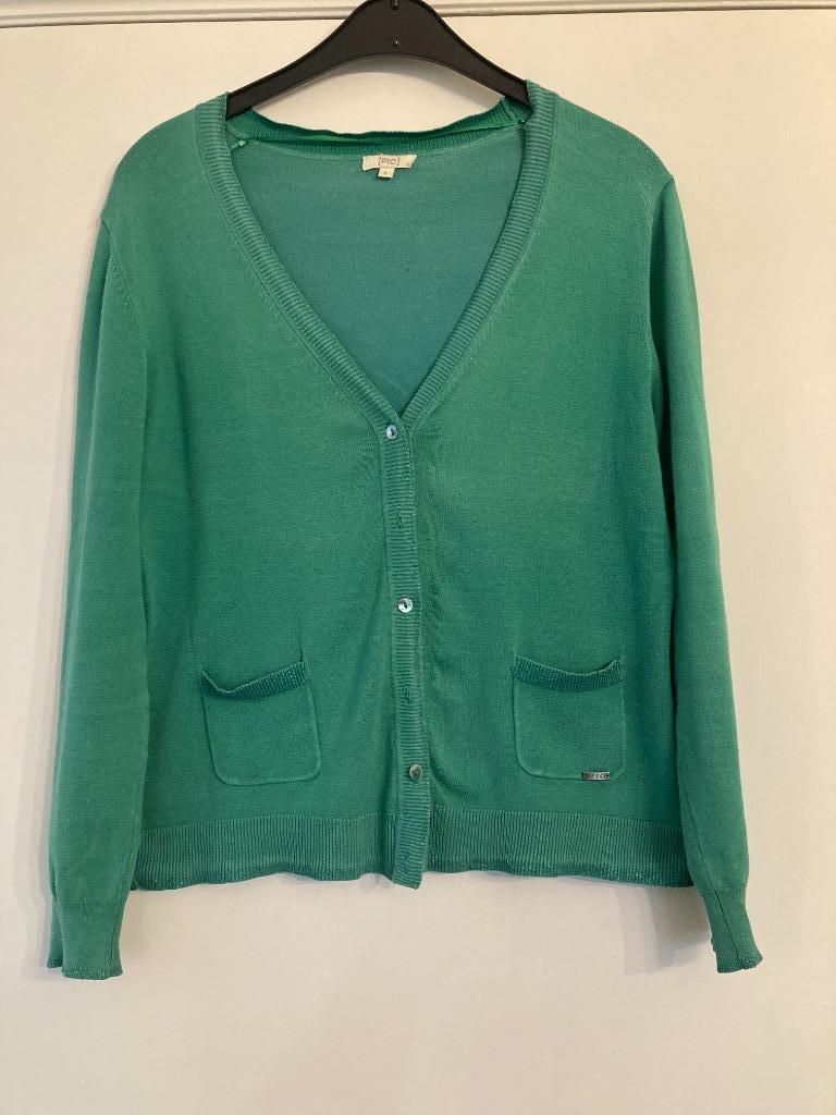 Groene gilet met glitter - PTC - maat L, Maat 42/44 (L), Ophalen of Verzenden, Gedragen, PTC
