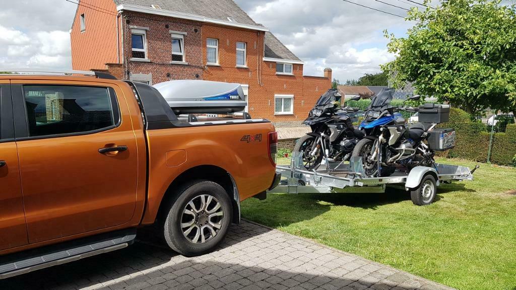 Remorque motos - location, Enlèvement, Comme neuf