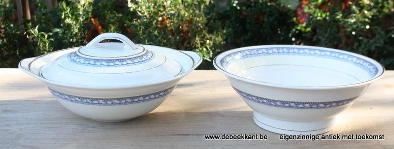 Retro vintage oud servies Portland, Verzamelen, Ophalen of Verzenden