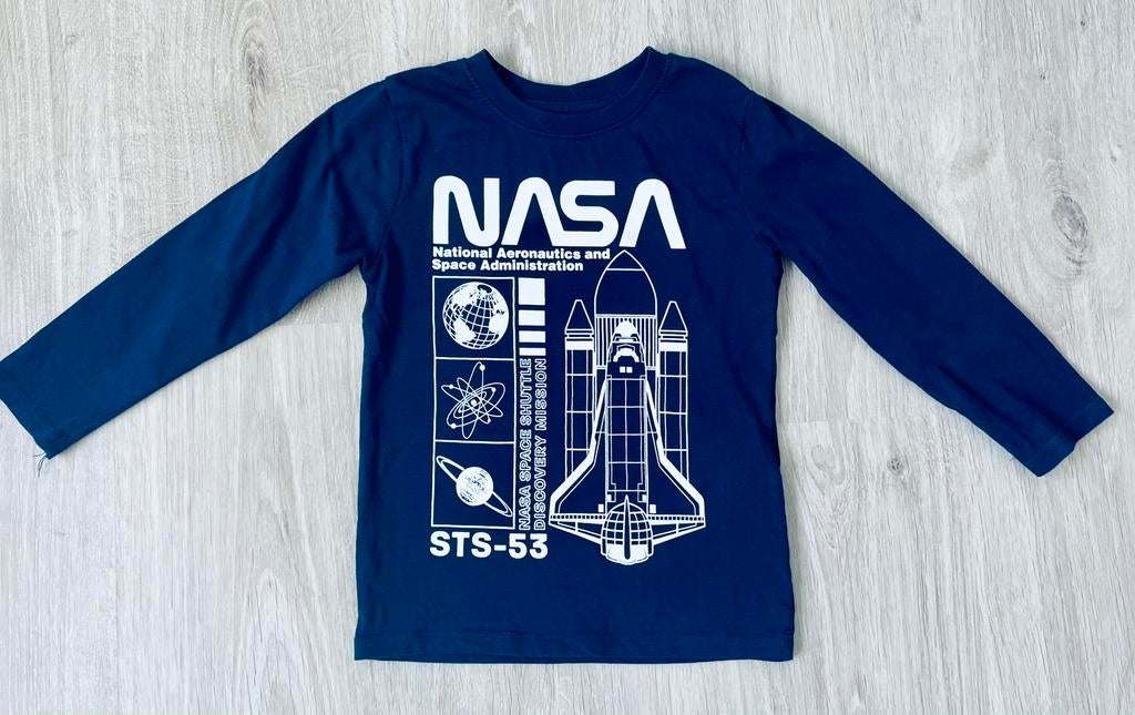 Kinderkleding (T-shirt lange mouwen) - Maat 98/104, Kinderen en Baby's, Kinderkleding | Maat 98, H&M, Ophalen of Verzenden, Zo goed als nieuw