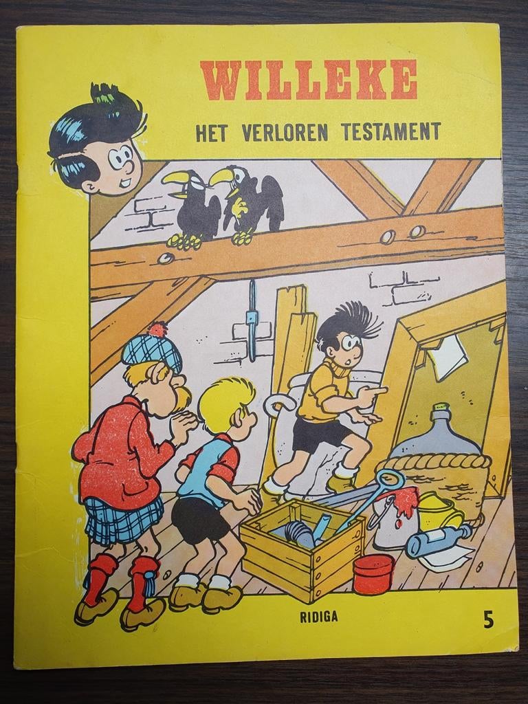 Willeke 5 - Het verloren testament, Eén stripboek, Ophalen of Verzenden, Gelezen, Rigida