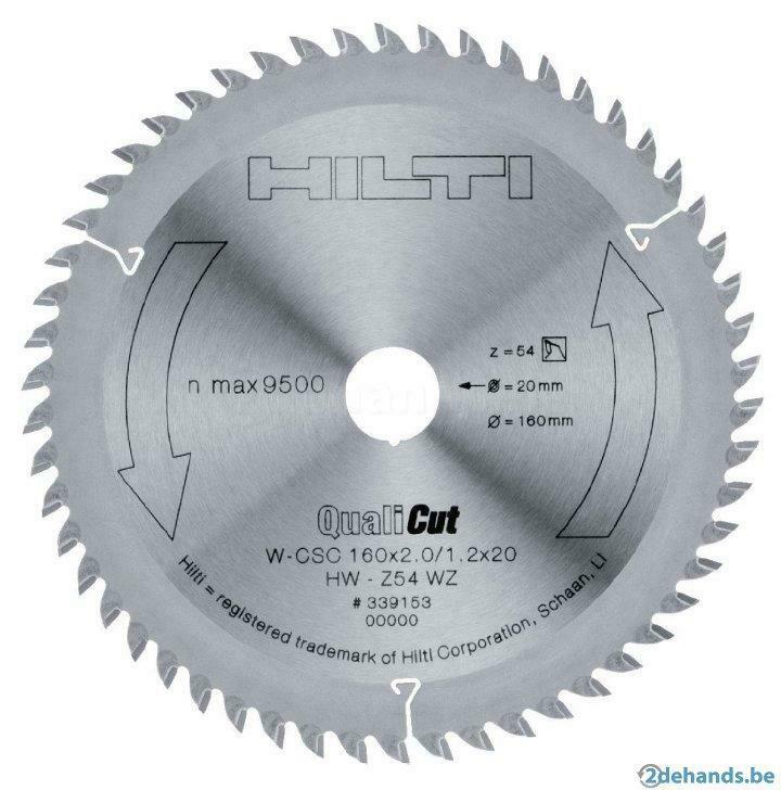 zaagblad hilti w-csc 160x20 z54 hw, Ophalen, Nieuw