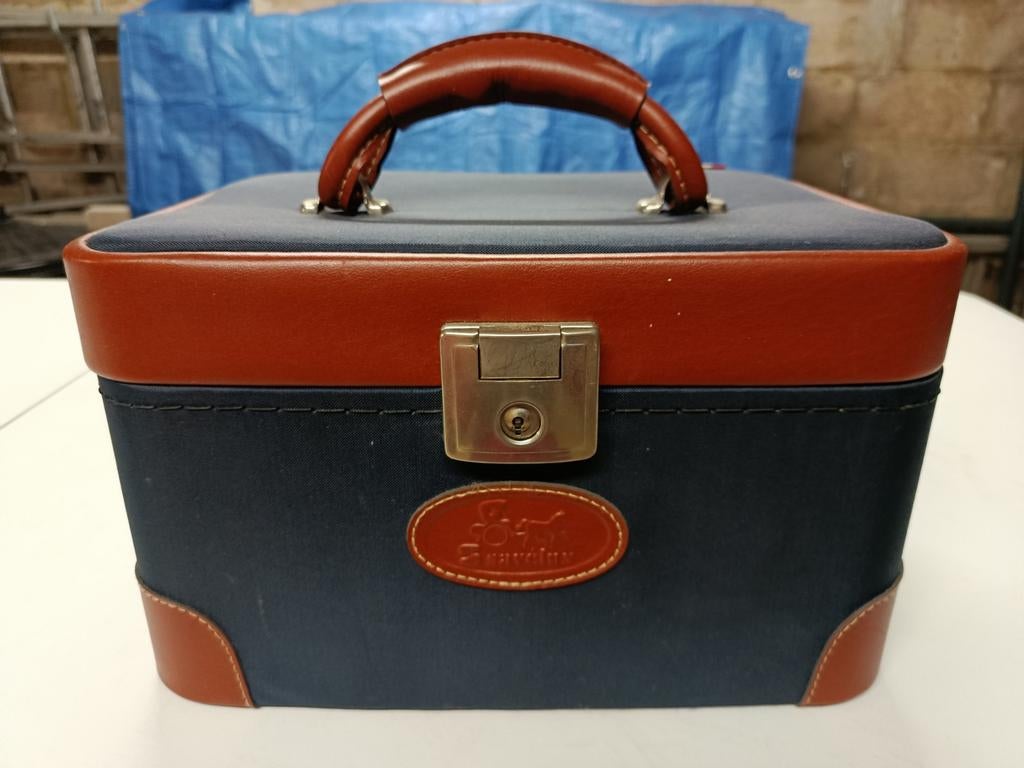 Beauty Case, Enlèvement ou Envoi, Utilisé, Bleu, Rigide