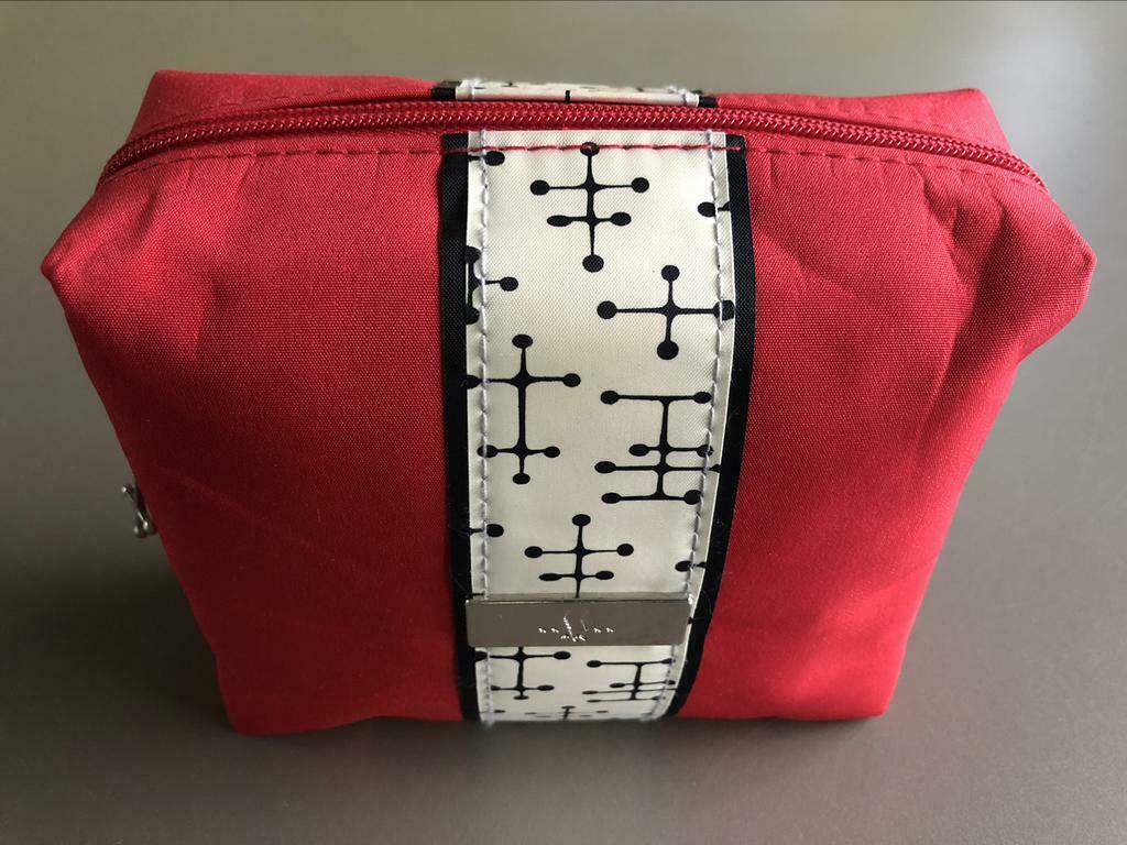 Vintage toilettasje Eames Dott patroon vr American Airlines, Ophalen of Verzenden