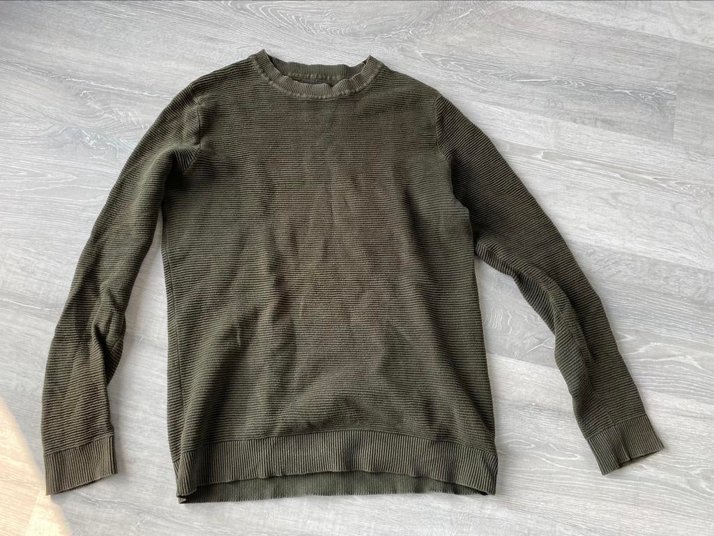 Khaki trui maat S, Kleding | Heren, Ophalen of Verzenden, Gedragen, Maat 46 (S) of kleiner, Groen