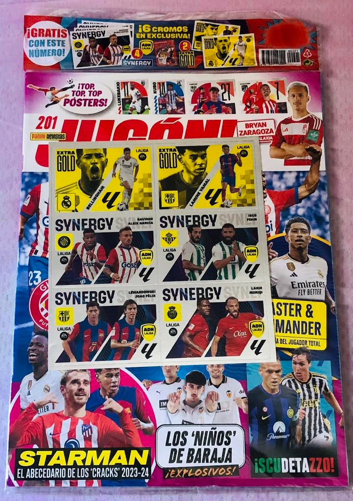 Jugón201Panini MagazineVerzegeldLamineYamal2023/24 ExtraGoud, Verzenden, Nieuw, Sticker