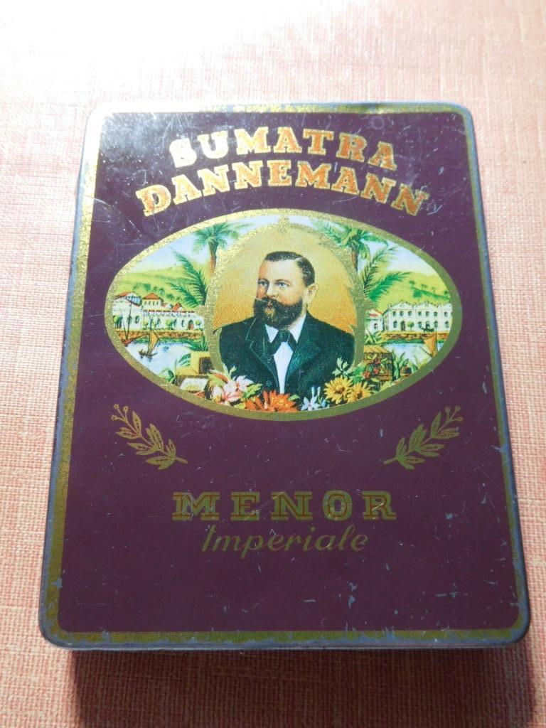 Sumatra Danneman sigarenkistje, Ophalen of Verzenden, Gebruikt, Luciferdoosjes of -merken