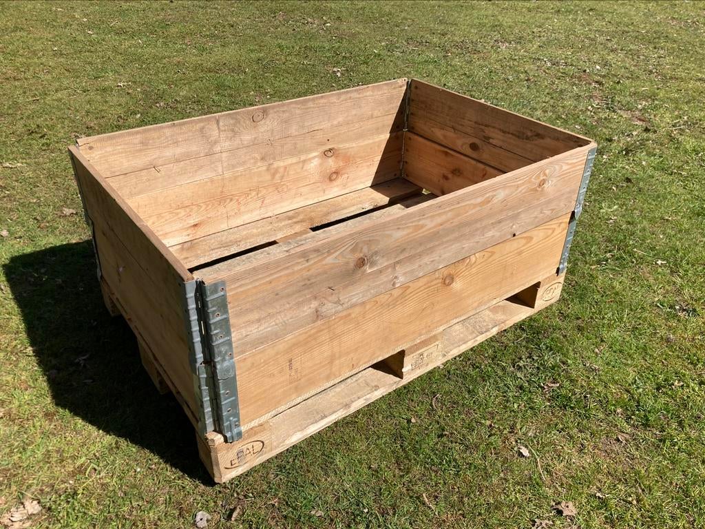 Europaletten opzetranden, Doe-het-zelf en Bouw, Ophalen of Verzenden, Zo goed als nieuw, Pallet