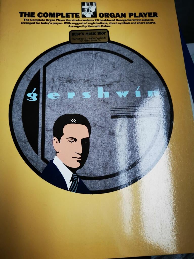 Gershwin, le joueur d'orgue complet, Musique & Instruments, Enlèvement ou Envoi, Artiste ou Compositeur, Classique, Comme neuf