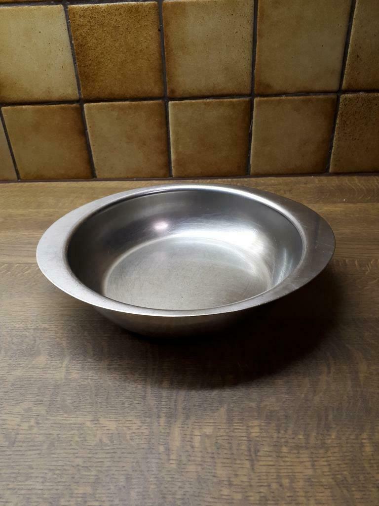 1 inox schaal 20 cm diameter, Overige materialen, Gebruikt, Schaal, Rond