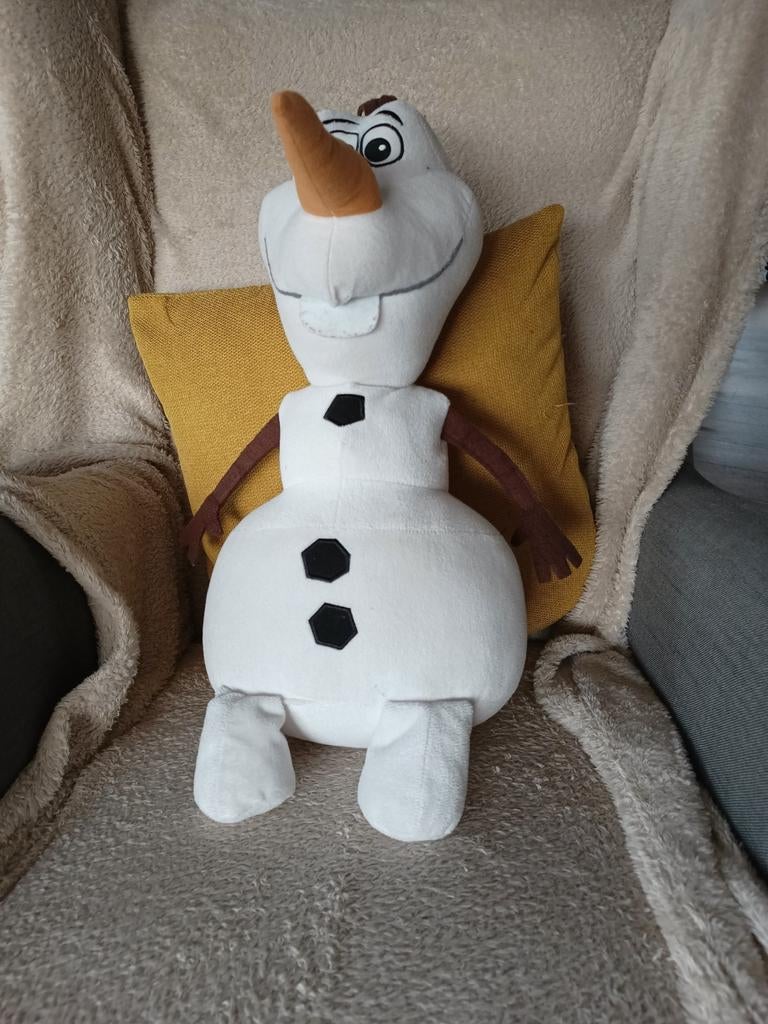 Olaf knuffel 55cm, Kinderen en Baby's, Speelgoed | Knuffels en Pluche, Ophalen of Verzenden, Gebruikt