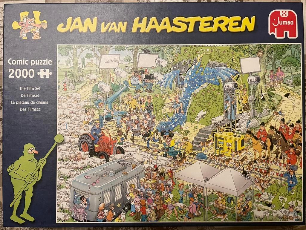 Puzzel 2000st Jan van Haasteren De Filmset, Ophalen, Zo goed als nieuw