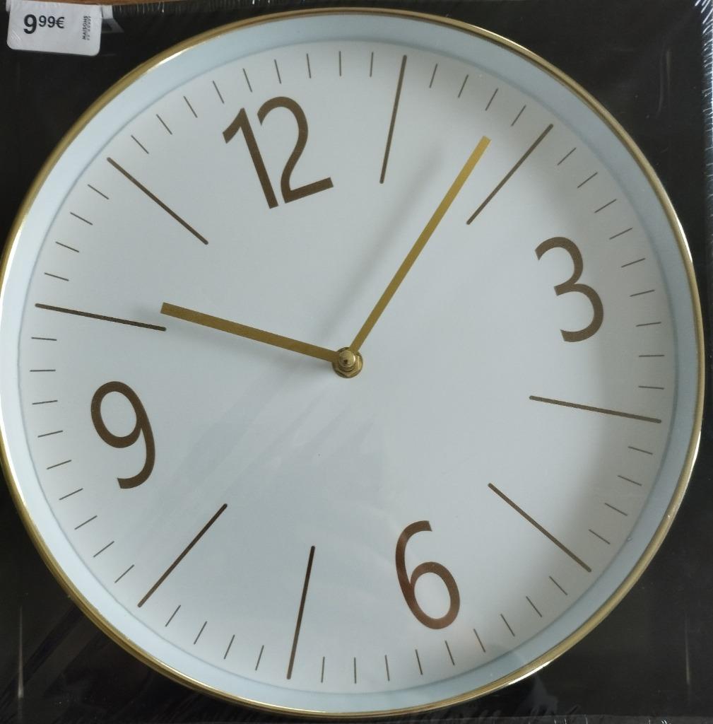 Nieuwe wandklok / uurwerk van Maison Du Monde, Huis en Inrichting, Woonaccessoires | Klokken, Ophalen, Nieuw, Analoog, Wandklok