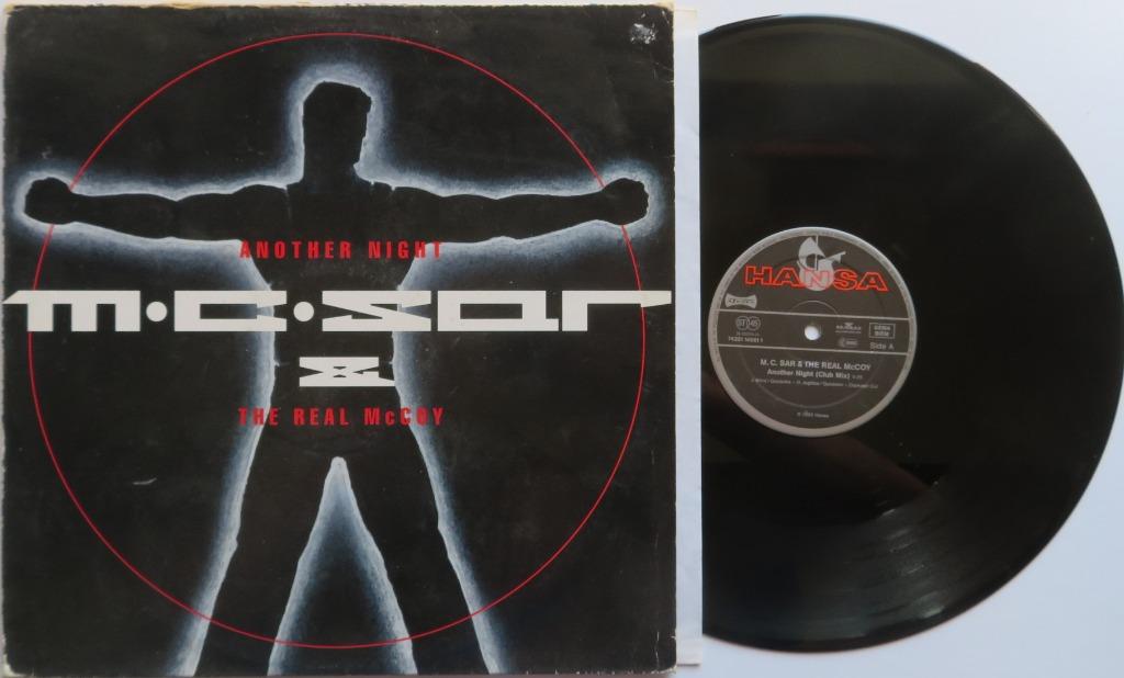 M.C.Sar & The Real Mc.Coy - Another night. Maxi, Enlèvement ou Envoi, Utilisé, 12 pouces, Dance populaire