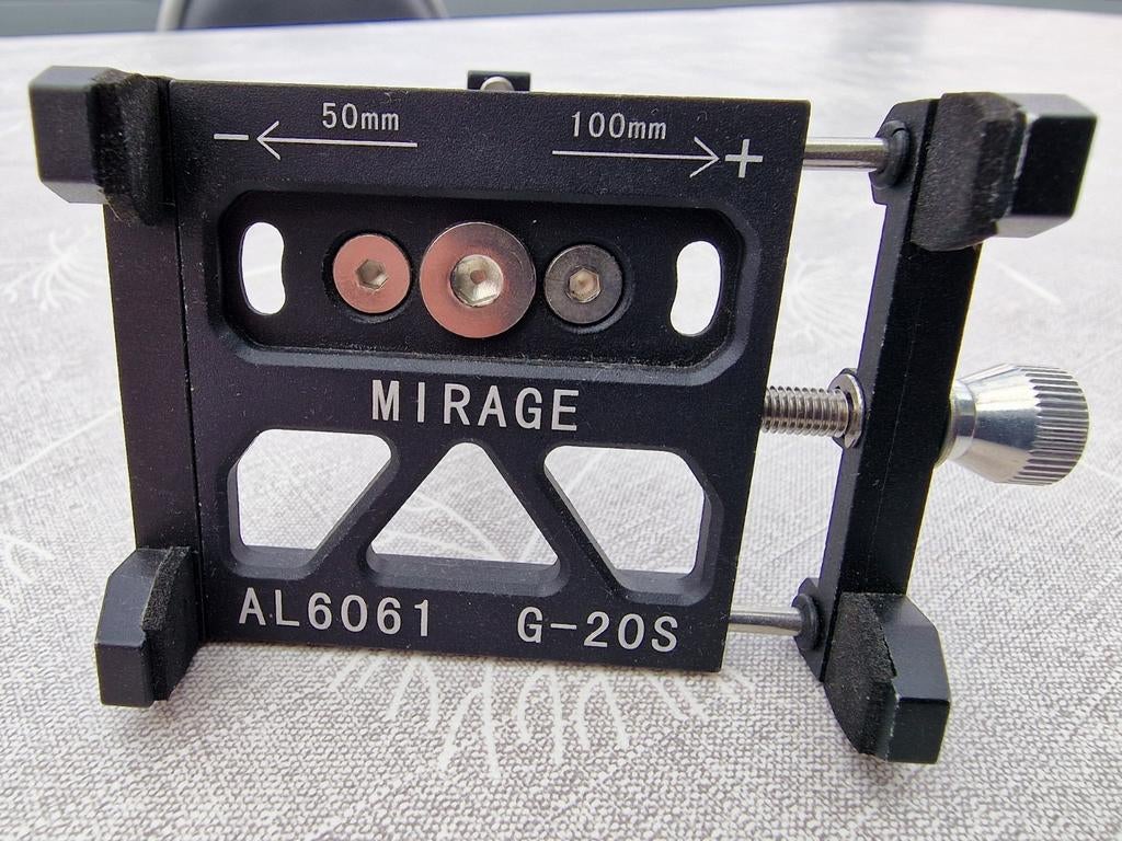 Smartphone houder Mirage G20 ALU T6 CNC, Fietsen en Brommers, Ophalen of Verzenden, Zo goed als nieuw
