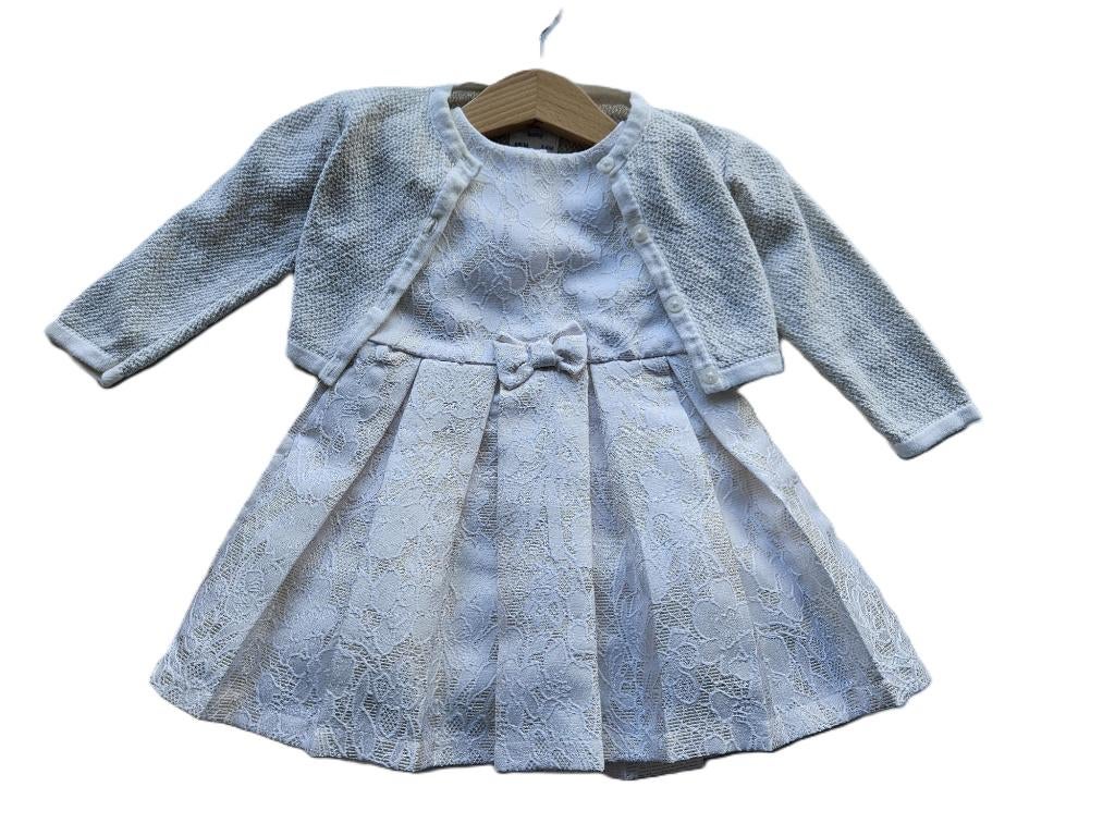 babykleedje Maat 68 compleet met jasje en kousenbroekje, Kinderen en Baby's, Babykleding | Maat 68, Ophalen of Verzenden, Jasje