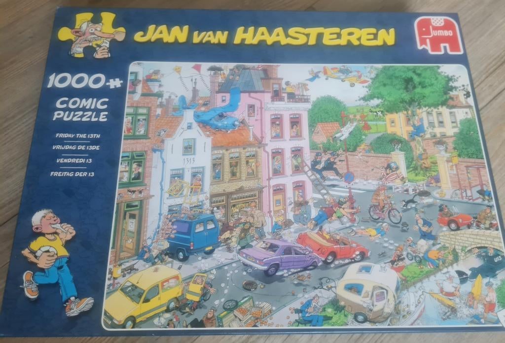 Puzzel 1000 Jan van Haasteren Friday the 13th, Enlèvement ou Envoi, Comme neuf