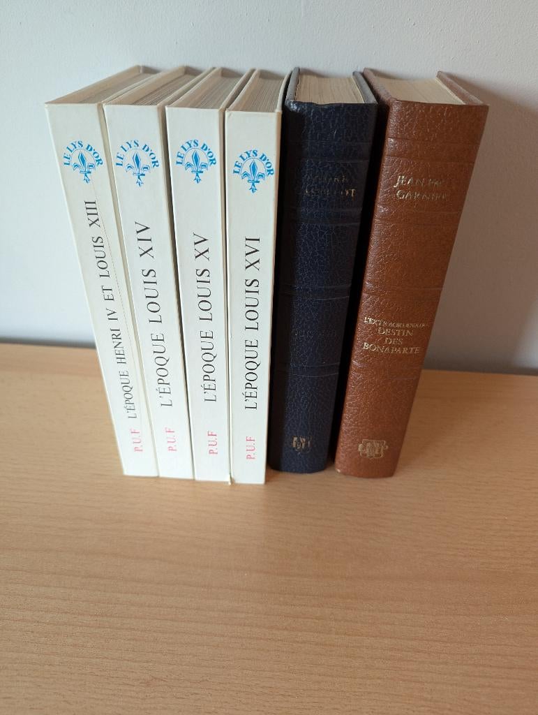 Livres d histoire d Henri IV à Bonaparte, Livres, 17e et 18e siècles, Enlèvement, Utilisé, Divers auteurs