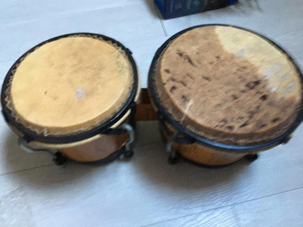 Bongo drum(dubble), Musique & Instruments, Enlèvement ou Envoi, Comme neuf, Tambour