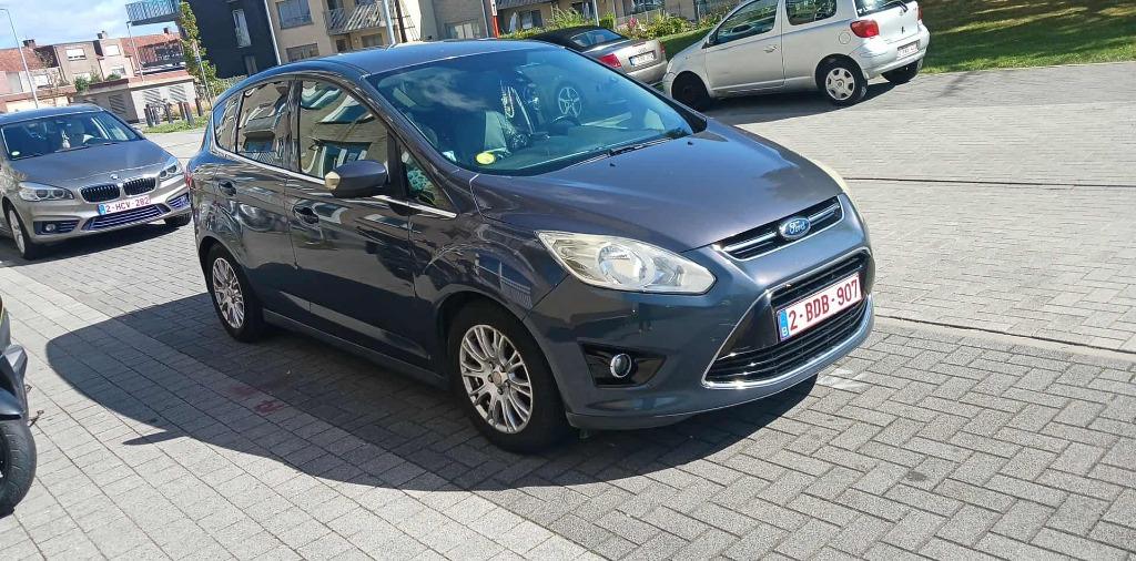Proper ford c max diesel, Auto's, Ford, Zwart, 1600 cc, Leder, 5 deurs