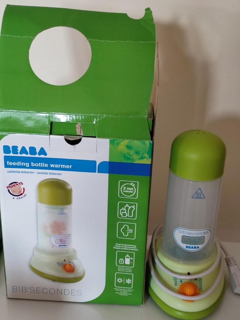 Programmeerbare Bib'Second flessenwarmer en kleine potten, Kinderen en Baby's, Ophalen of Verzenden, Gebruikt, Flessen- of potjesverwarmer