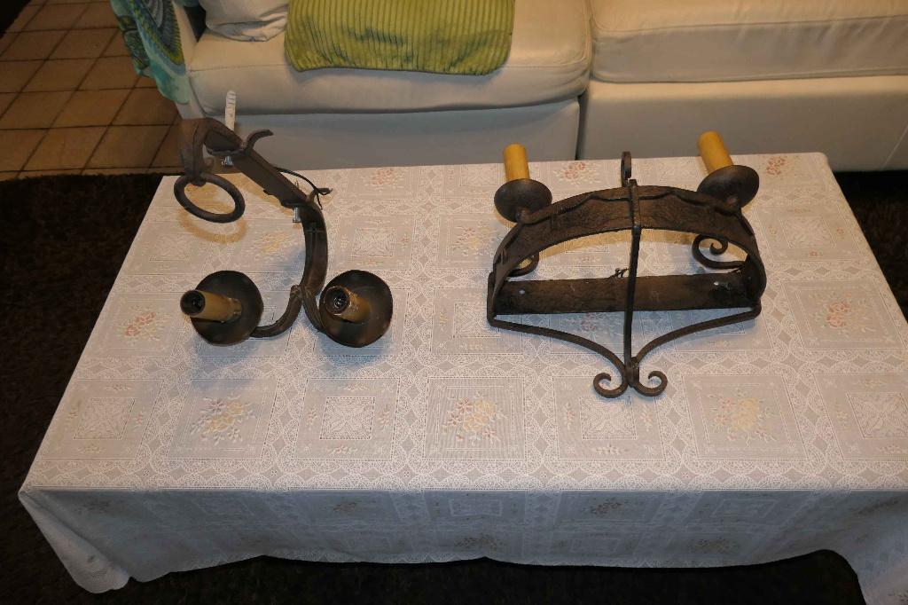 Luminaires fer forgé, Antiek en Kunst, Antiek | Verlichting, Ophalen