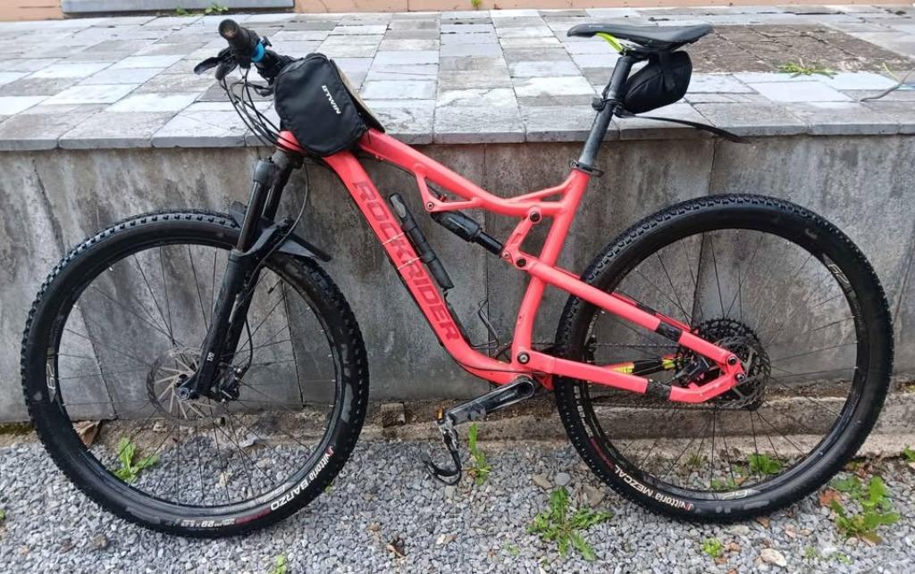VTT Full suspendu L , Cross Country - Rock Rider xc100, Fietsen en Brommers, Gebruikt, Ophalen, Overige merken, Heren