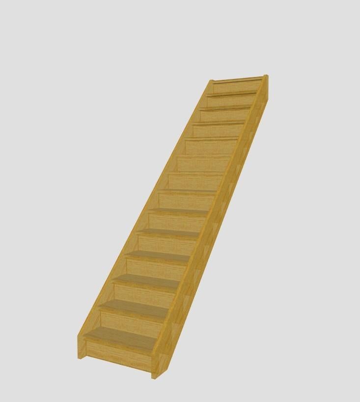 rubberwood trappen op maat, Ophalen, Nieuw, Trap