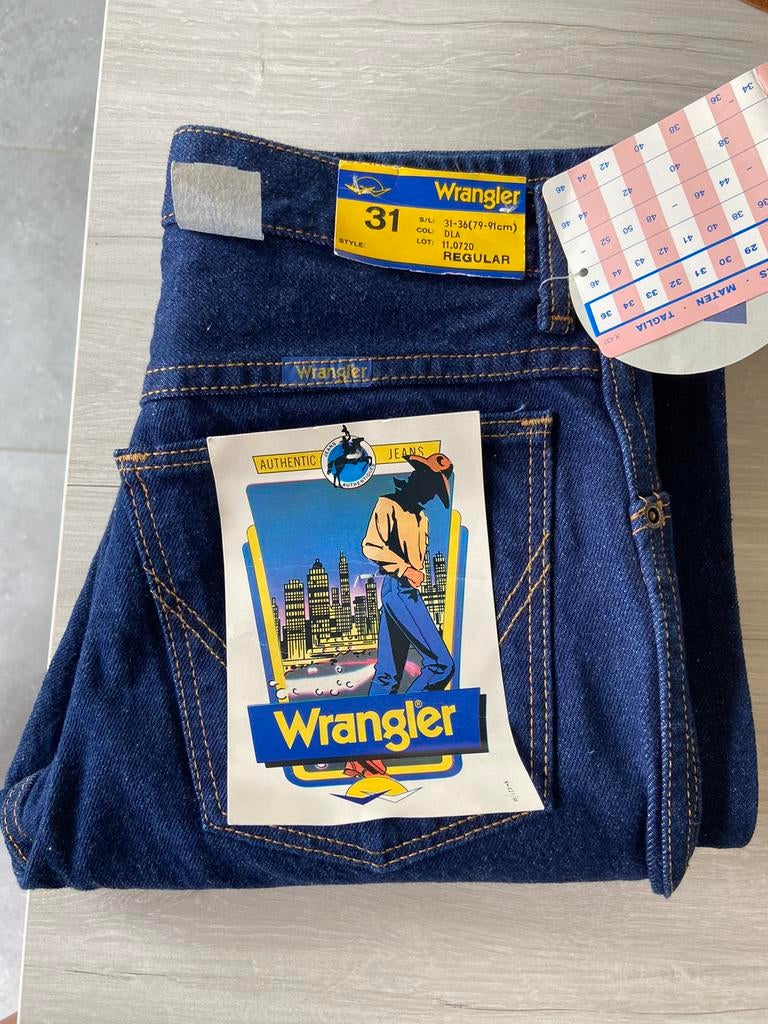 Vintage nieuwe heren jeans wrangler, Ophalen of Verzenden, Zo goed als nieuw