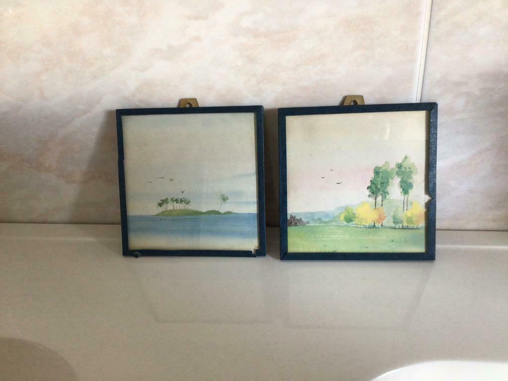 Vintage Aquarel Jasco, beperkte oplage, 2 stuks, Antiek en Kunst, Ophalen of Verzenden