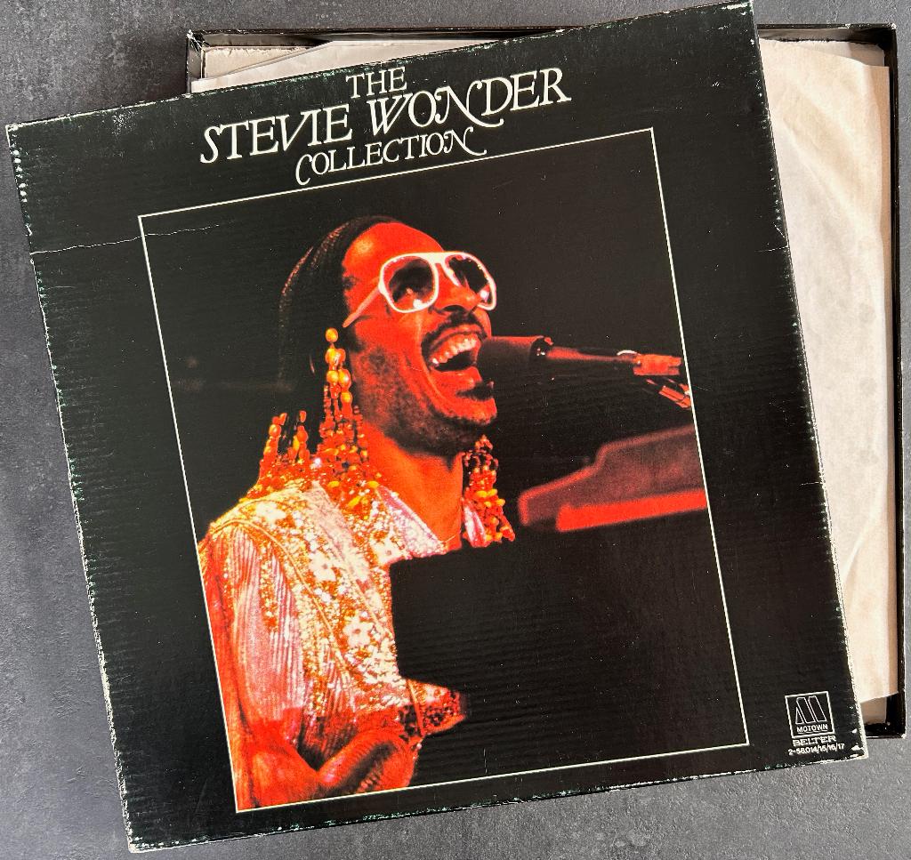 STEVIE WONDER - The Stevie Wonder Collection (Boxset 4 LPs ), Cd's en Dvd's, Vinyl | R&B en Soul, Verzenden, Zo goed als nieuw