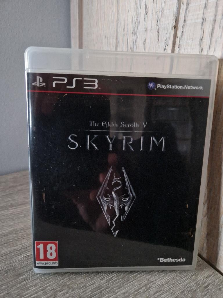 Jeu Playstation 3 Skyrim + carte - The Edlers Scrolls V PS3, 1 joueur, Envoi, Comme neuf, Jeu de rôle (Role Playing Game)