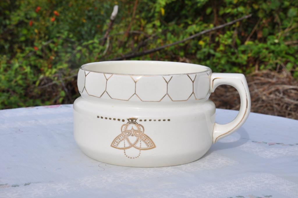 §  ancien pot de chambre en faience art nouveau, Antiquités & Art, Enlèvement ou Envoi