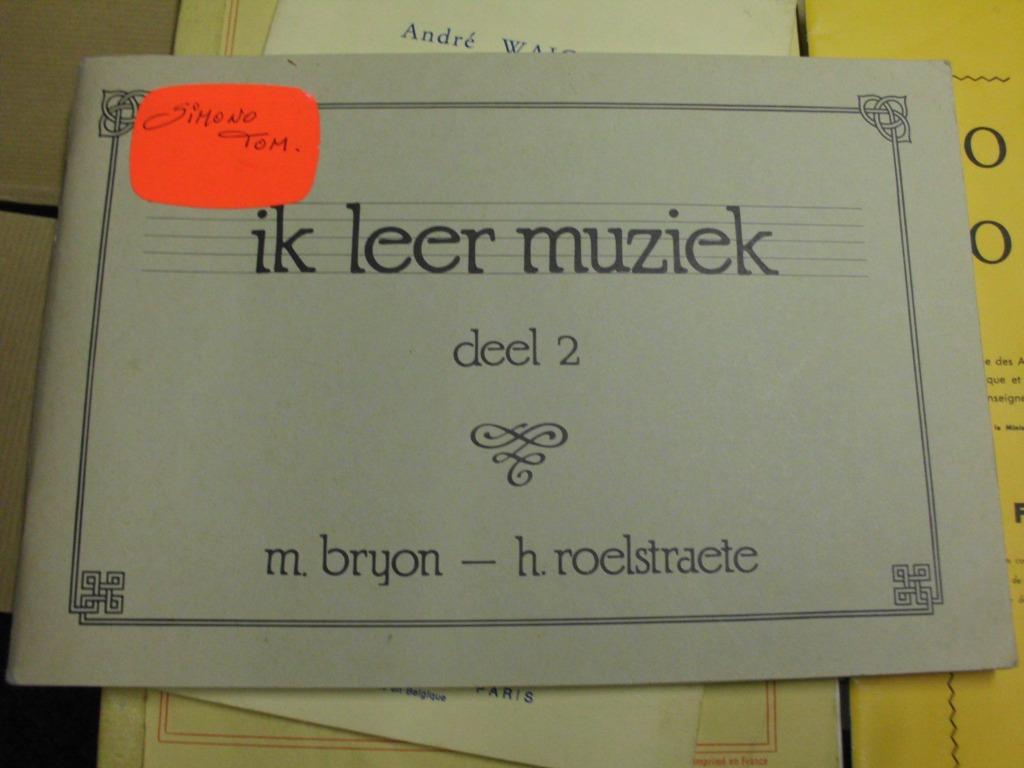 J'apprends la musique, partie 2- m.bryon - h.roelstraete, Livres, Musique, Enlèvement, Utilisé, Autres sujets/thèmes, M.bryon - h.roelstraete