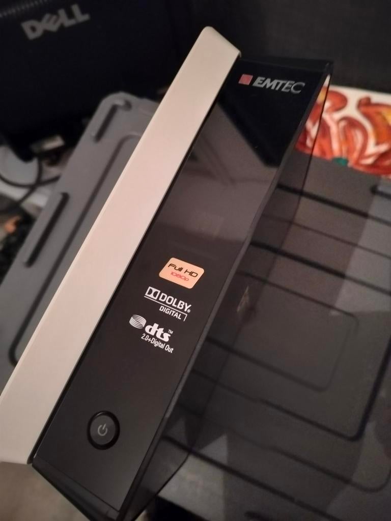 Emtec movie cube S120H 1TB + remote control mediacenter, Enlèvement