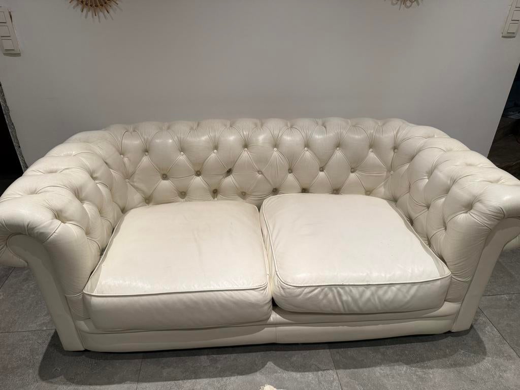 Salon Chesterfield 2 places, Ophalen, Zo goed als nieuw