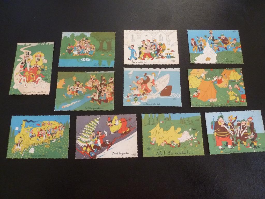 Cartes Postales Dubout - années 50, Enlèvement ou Envoi, 1940 à 1960, Affranchie, Autres thèmes