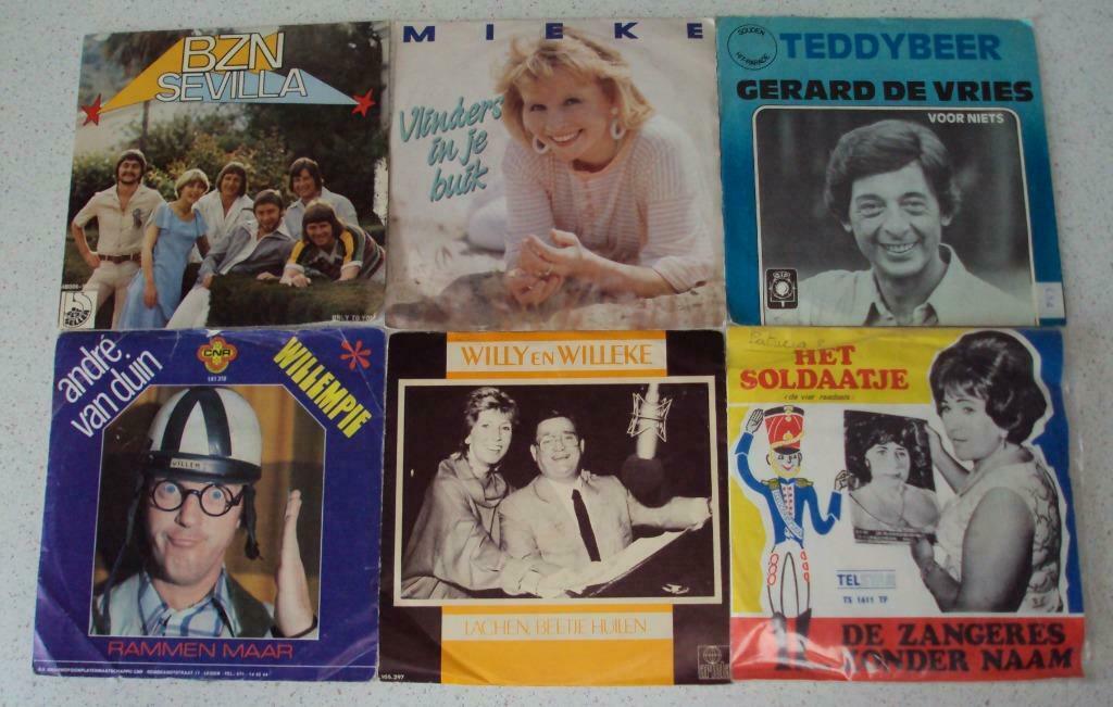 Part 27 - 5 Singeljes van BZN, Mieke, Andre Van Duin., Cd's en Dvd's, Vinyl | Nederlandstalig, Ophalen of Verzenden, Gebruikt
